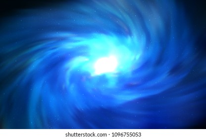 Light BLUE vector cover with astronomical stars. Glitter abstract illustration with colorful cosmic stars. Pattern for astrology websites.