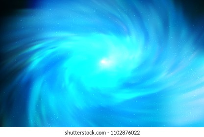Light BLUE vector cover with astronomical stars. Modern abstract illustration with Big Dipper stars. Best design for your ad, poster, banner.