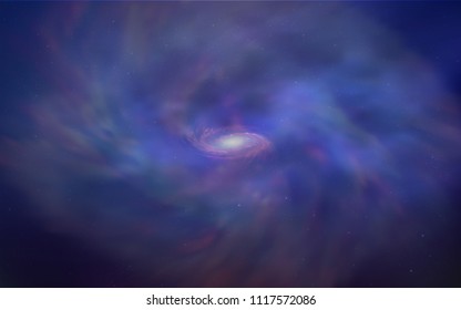 Light BLUE vector cover with astronomical stars. Modern abstract illustration with Big Dipper stars. Best design for your ad, poster, banner.