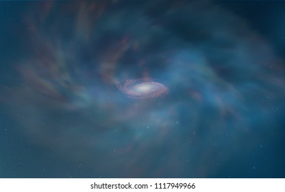 Light BLUE vector cover with astronomical stars. Space stars on blurred abstract background with gradient. Pattern for astrology websites.