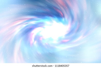 Light BLUE vector cover with astronomical stars. Shining illustration with sky stars on abstract template. Template for cosmic backgrounds.