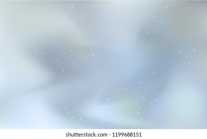 Light BLUE vector cover with astronomical stars. Shining illustration with sky stars on abstract template. Smart design for your business advert.