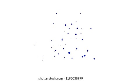 Light BLUE vector cover with circles. Blurred bubbles on abstract backdrop with colorful gradient. Pattern for ads, booklets.