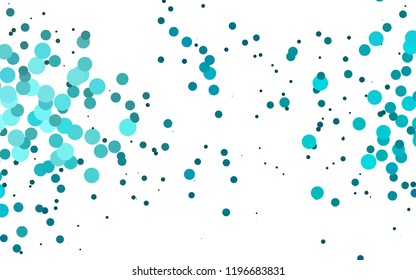 Light BLUE vector cover with circles. Blurred bubbles on abstract backdrop with colorful gradient. Pattern for beautiful websites.