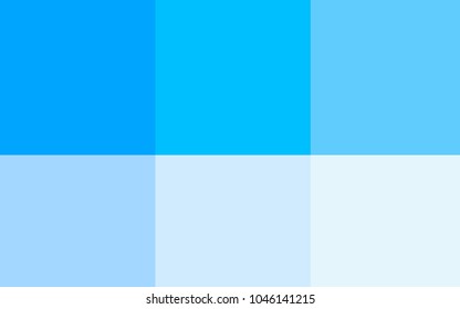 Light BLUE vector cover with colorful palette. Illustration with set of spectral palette. Pattern for easy creation of leaflets, banners, booklets.