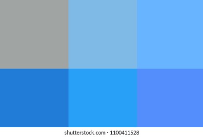 Light BLUE vector cover with colorful palette. Shining palette with spectrum of colors. Pattern of colors for design of ads, posters, banners.