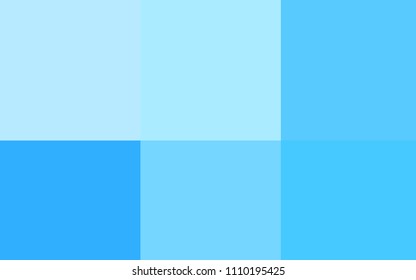 Light BLUE vector cover with colorful palette. Abstract palette with samples of rainbow colors. Pattern of colors for design of ads, posters, banners.