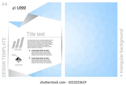 Light BLUE vector  cover for Envelopes. Blurred decorative design in abstract style with textbox. Pattern can be used as a template for calendars.