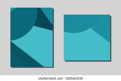 Light BLUE vector cover for Envelopes. Web interface on abstract background with colorful gradient. Beautiful design for cover of notepads.