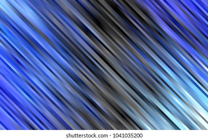 Light BLUE vector cover with long lines. 