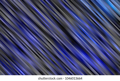 Light BLUE vector cover with long lines. Blurred decorative design in simple style with lines. The template can be used as a background.