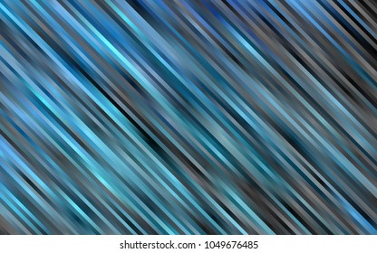 Light BLUE vector cover with long lines. Shining colored illustration with narrow lines. The template can be used as a background.