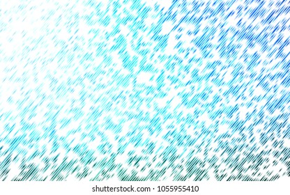 Light BLUE vector cover with long lines. Blurred decorative design in simple style with lines. The pattern can be used as ads, poster, banner for commercial.