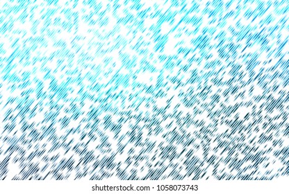 Light BLUE vector cover with long lines. Blurred decorative design in simple style with lines. The template can be used as a background.