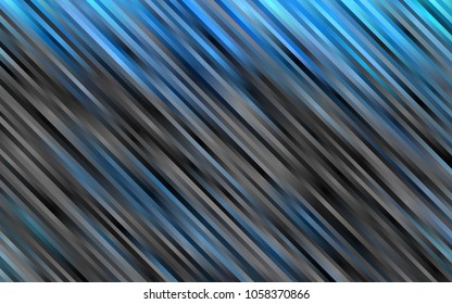 Light BLUE vector cover with long lines. Shining colored illustration with narrow lines. The pattern can be used for websites.