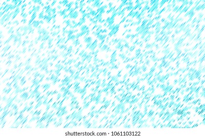Light BLUE vector cover with long lines. Blurred decorative design in simple style with lines. Smart design for your business advert.