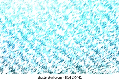Light BLUE vector cover with long lines. Glitter abstract illustration with colored sticks. The template can be used as a background.