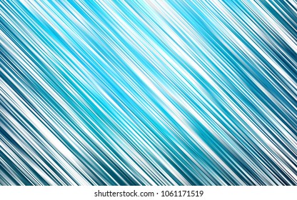 Light BLUE vector cover with long lines. Glitter abstract illustration with colored sticks. The template can be used as a background.