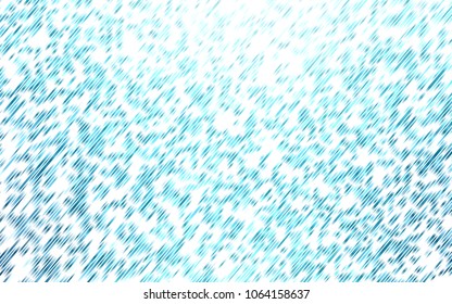 Light BLUE vector cover with long lines. Blurred decorative design in simple style with lines. The pattern can be used as ads, poster, banner for commercial.