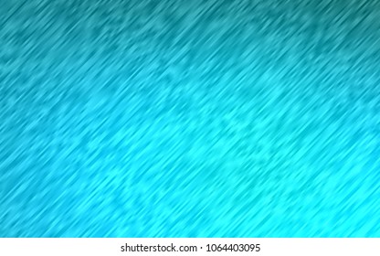 Light BLUE vector cover with long lines. Shining colored illustration with narrow lines. Best design for your ad, poster, banner.