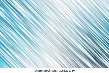 Light BLUE vector cover with long lines. Lines on blurred abstract background with gradient. Best design for your ad, poster, banner.