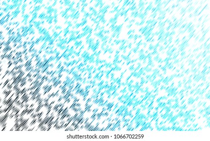 Light BLUE vector cover with long lines. Glitter abstract illustration with colored sticks. The pattern can be used for busines ad, booklets, leaflets