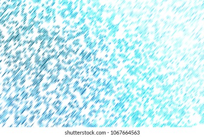Light BLUE vector cover with long lines. Glitter abstract illustration with colored sticks. The pattern can be used as ads, poster, banner for commercial.