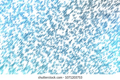 Light BLUE vector cover with long lines. Modern geometrical abstract illustration with staves. Smart design for your business advert.