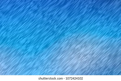 Light BLUE vector cover with long lines. Blurred decorative design in simple style with lines. Best design for your ad, poster, banner.