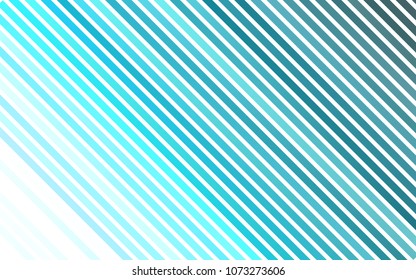 Light BLUE vector cover with long lines. Glitter abstract illustration with colored sticks. The pattern can be used for websites.