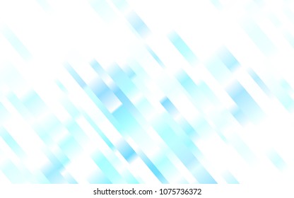 Light BLUE vector cover with long lines. Modern geometrical abstract illustration with staves. Best design for your ad, poster, banner.