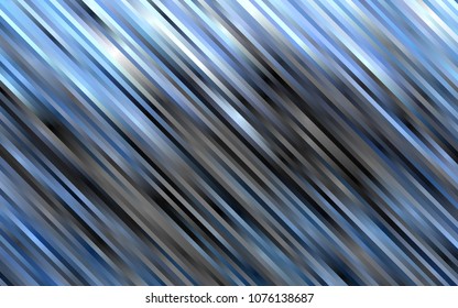 Light BLUE vector cover with long lines. Blurred decorative design in simple style with lines. Smart design for your business advert.