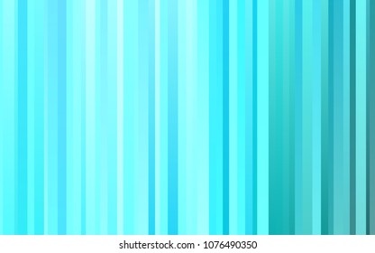 Light BLUE vector cover with long lines. Modern geometrical abstract illustration with staves. The pattern can be used for busines ad, booklets, leaflets