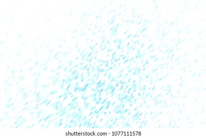 Light BLUE vector cover with long lines. Glitter abstract illustration with colored sticks. Best design for your ad, poster, banner.