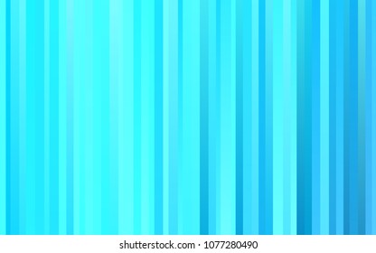Light BLUE vector cover with long lines. Lines on blurred abstract background with gradient. The pattern can be used as ads, poster, banner for commercial.