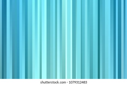 Light BLUE vector cover with long lines. Shining colored illustration with narrow lines. The pattern can be used as ads, poster, banner for commercial.