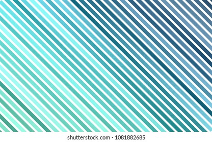 Light BLUE vector cover with long lines. Modern geometrical abstract illustration with staves. The template can be used as a background.