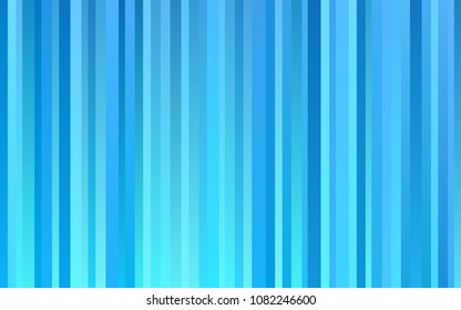 Light BLUE vector cover with long lines. Modern geometrical abstract illustration with staves. Best design for your ad, poster, banner.