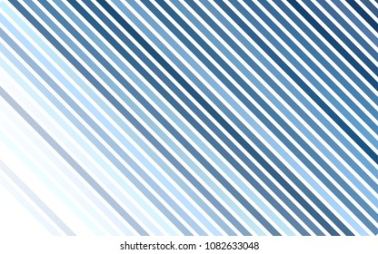 Light BLUE vector cover with long lines. Shining colored illustration with narrow lines. The pattern can be used as ads, poster, banner for commercial.