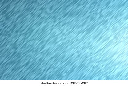 Light BLUE vector cover with long lines. Glitter abstract illustration with colored sticks. Smart design for your business advert.