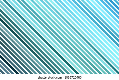 Light BLUE vector cover with long lines. Modern geometrical abstract illustration with staves. Best design for your ad, poster, banner.