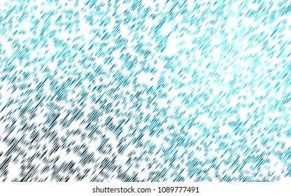 Light BLUE vector cover with long lines. Lines on blurred abstract background with gradient. Smart design for your business advert.