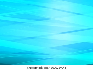 Light BLUE vector cover with long lines. Shining colored illustration with narrow lines. The pattern can be used for busines ad, booklets, leaflets