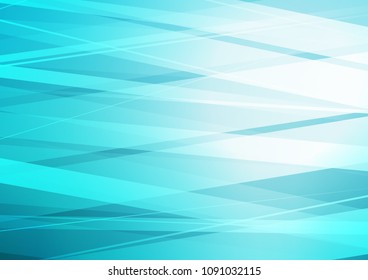Light BLUE vector cover with long lines. Shining colored illustration with narrow lines. The template can be used as a background.