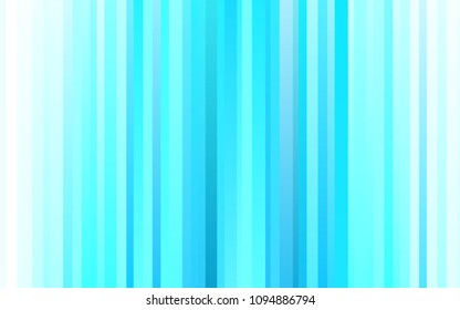 Light BLUE vector cover with long lines. Lines on blurred abstract background with gradient. The pattern can be used for busines ad, booklets, leaflets
