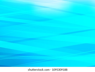 Light BLUE vector cover with long lines. Blurred decorative design in simple style with lines. Best design for your ad, poster, banner.