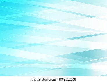 Light BLUE vector cover with long lines. Shining colored illustration with narrow lines. The pattern can be used as ads, poster, banner for commercial.