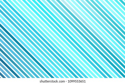 Light BLUE vector cover with long lines. Shining colored illustration with narrow lines. The pattern can be used for websites.