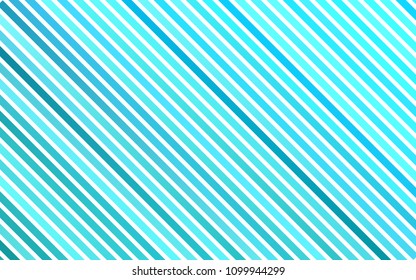 Light BLUE vector cover with long lines. Blurred decorative design in simple style with lines. The pattern can be used for busines ad, booklets, leaflets