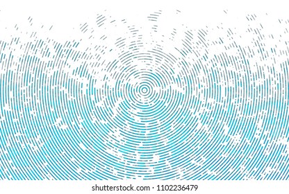 Light BLUE vector cover with long lines. Glitter abstract illustration with colored sticks. Smart design for your business advert.